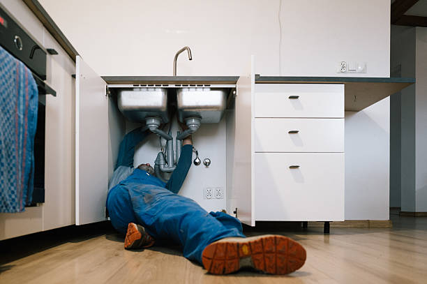 Professional Drain Cleaning technician working in Mapleville, RI